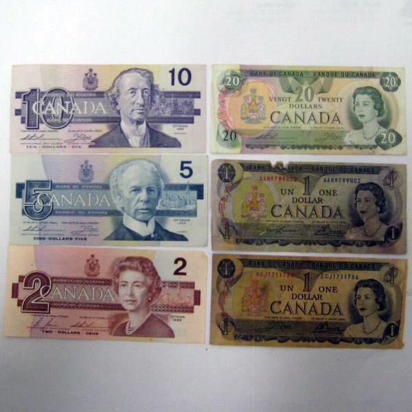 旧紙幣　カナダ
