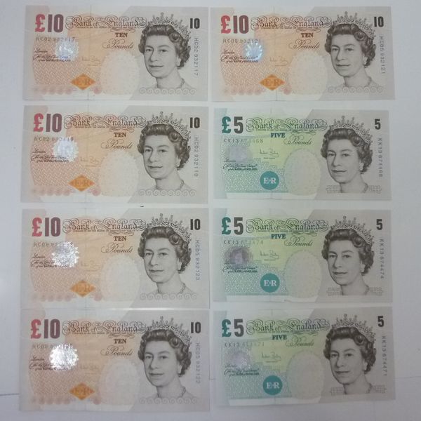旧イギリスポンド紙幣-